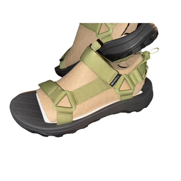 Mens Merrell Speed Fusion Web Sport Sandal Coyote/Khaki Hook & Loop J006185 Sz 9 - Picture 2 of 11